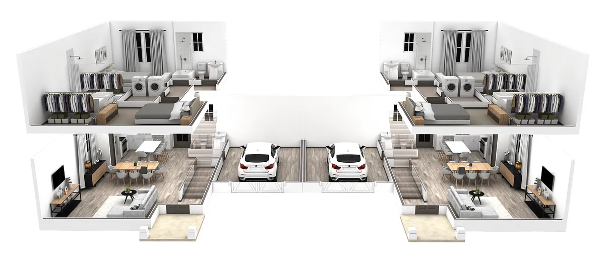 Floor plan 2BR Vista