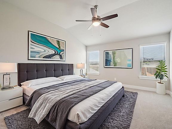 Virtually Staged Primary Suite