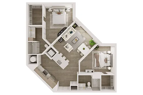 Floor plan B3