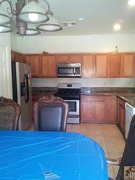 kitchen opens to living room