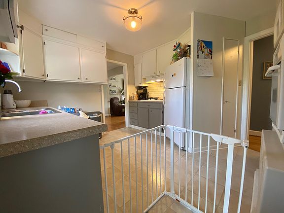 Entrance from backyard door.