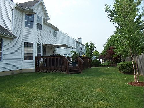 Wood Deck W/ Motorized Awning