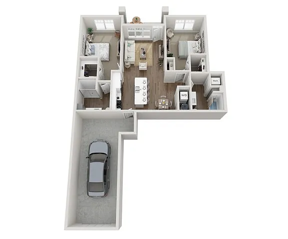 Floor plan 2B