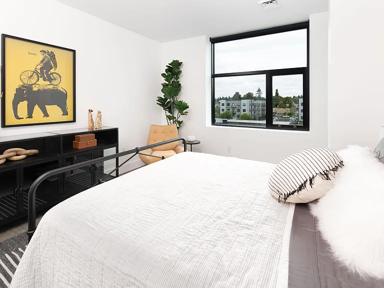 Angelo Tower furnished bedroom