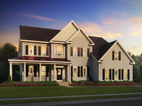 Elevation 4 of the Hadleigh a home design by Brookfield Residential at Waterford Manor