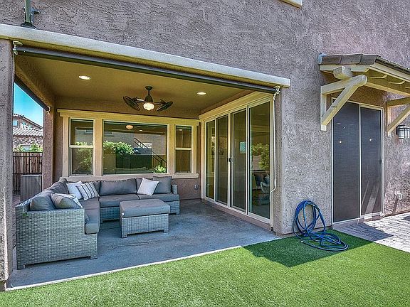 Deep Backyard Patio Area