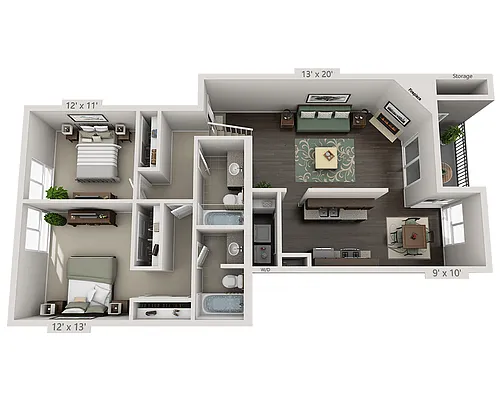 Floor plan B2A