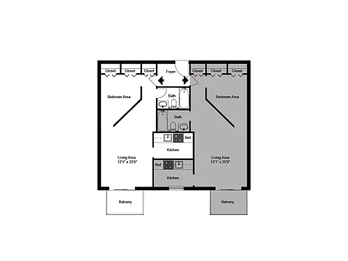 Floor plan Studio