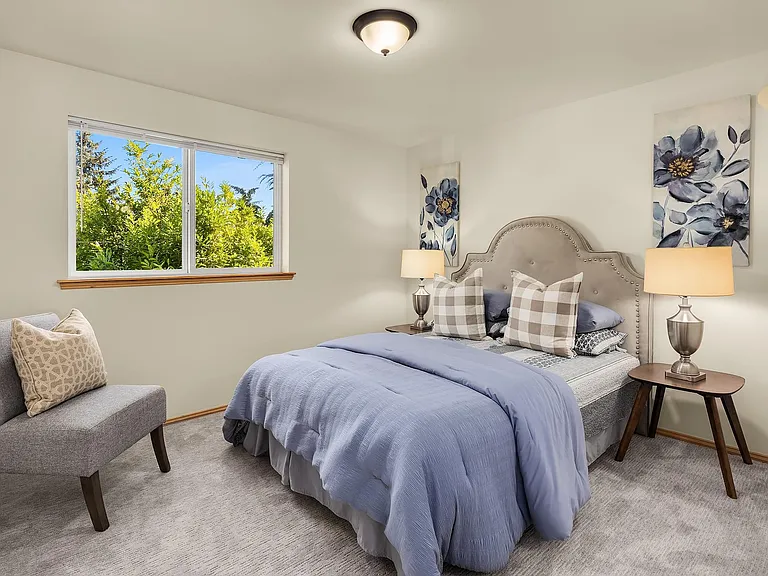 Spacious primary suite.