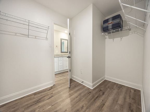 Primary closet in the Opal floorplan at a Meritage Homes community in Gulfport, MS.
