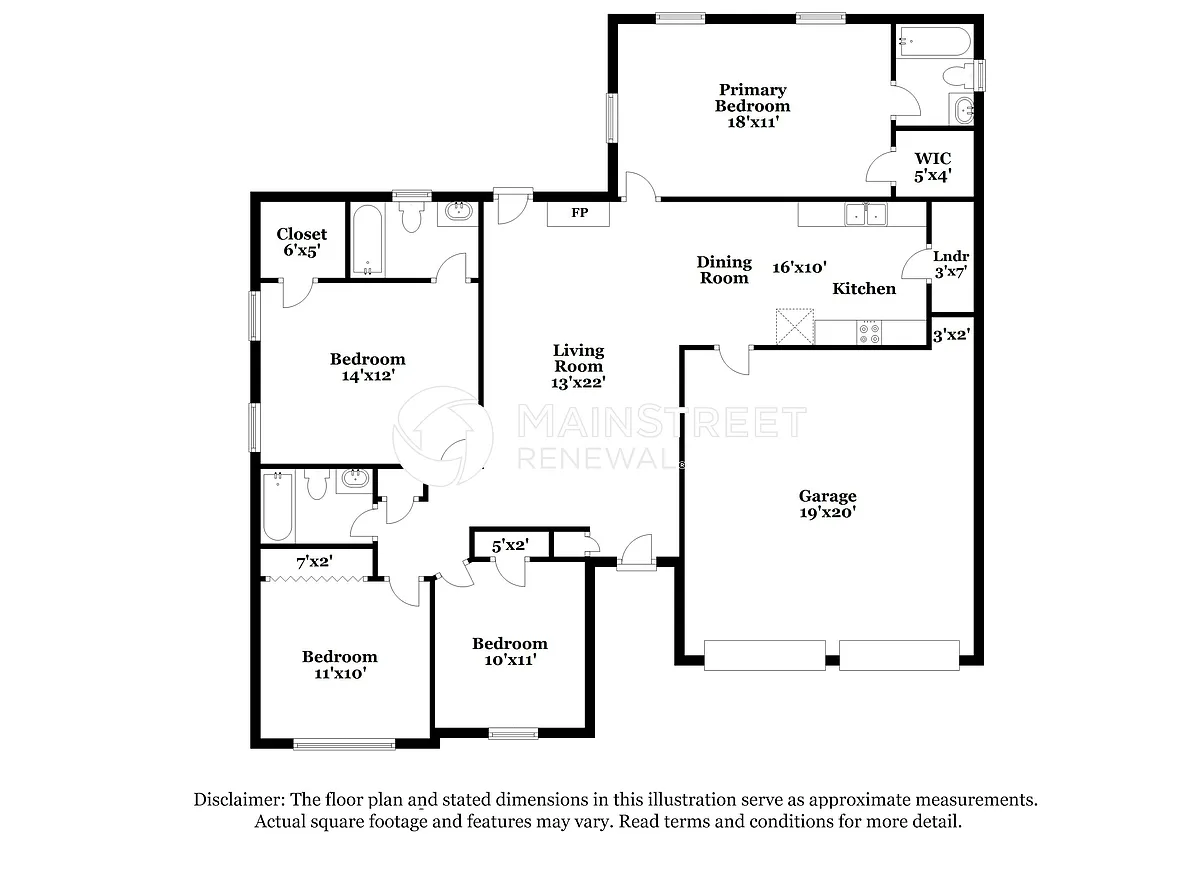 Floor Plan - 1540 Greenwillow Dr