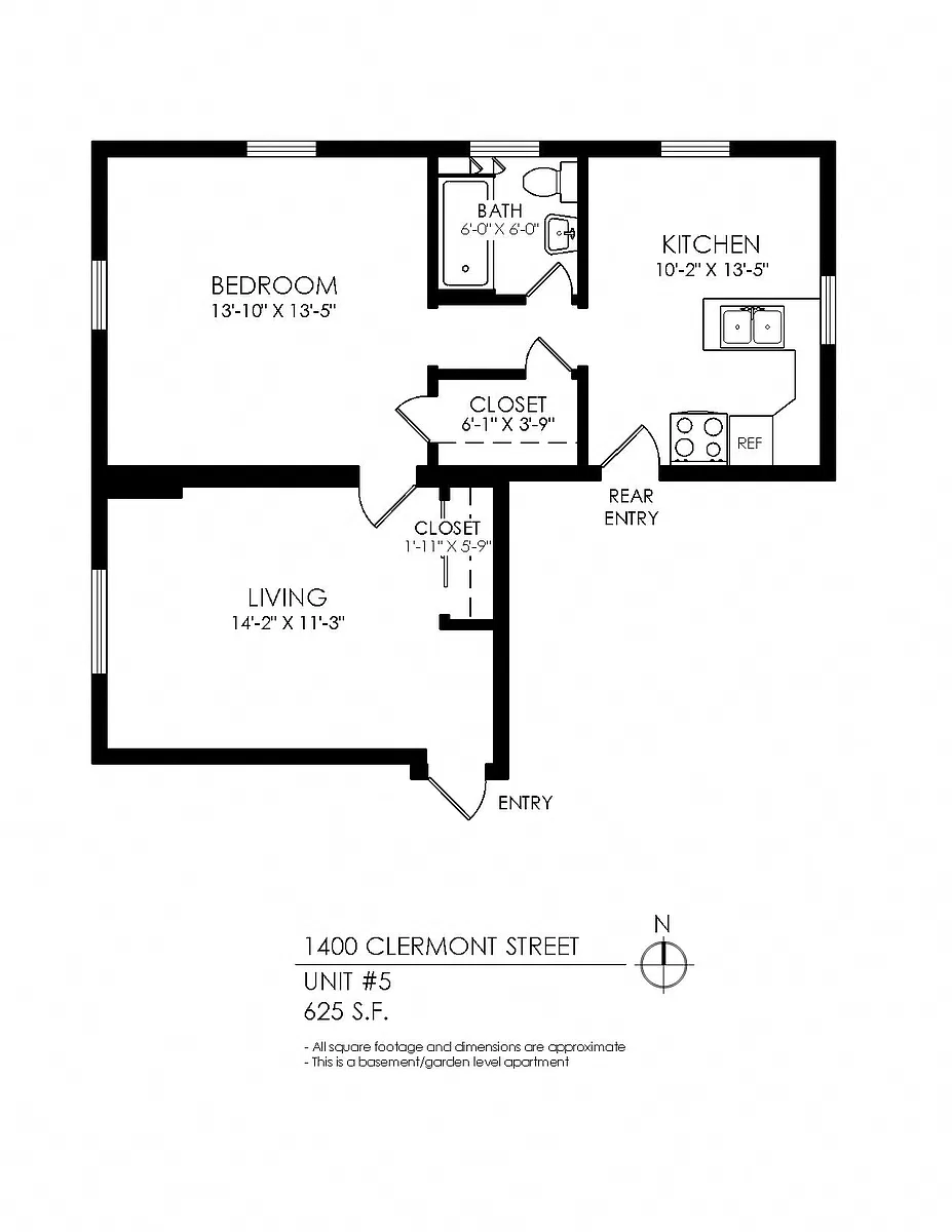 Floor plan 1 Bedroom