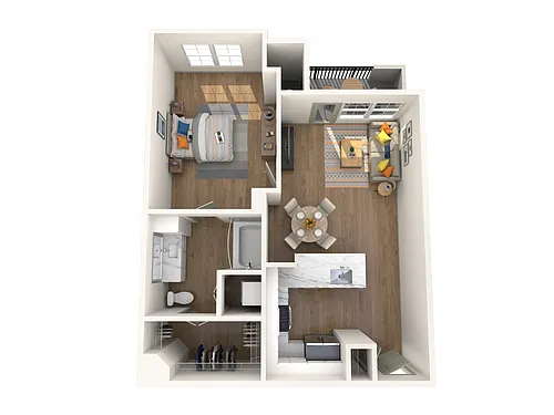 Floor plan A1b