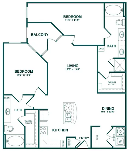 Floor plan The Aberdeen