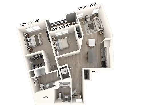 Floor plan B18