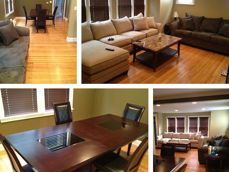 lower living & dining rooms