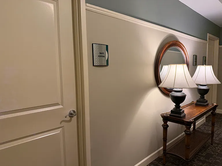 Hallway waste disposal