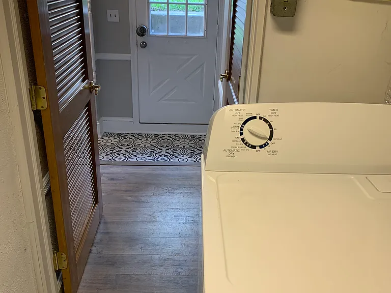 Private laundry room