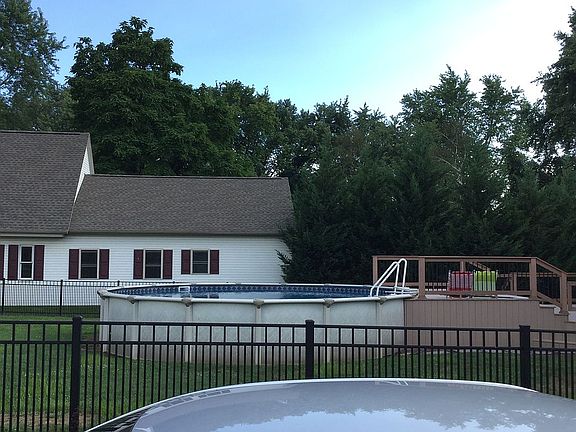 Fenced in yard w/lock gates