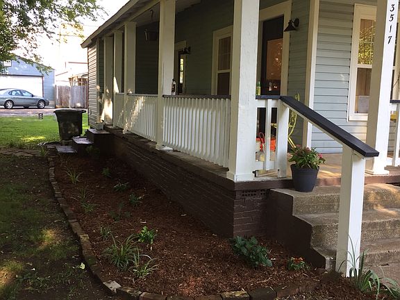 Porch along north side 