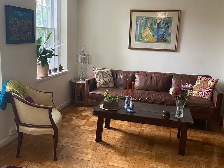 Living room on upper level
