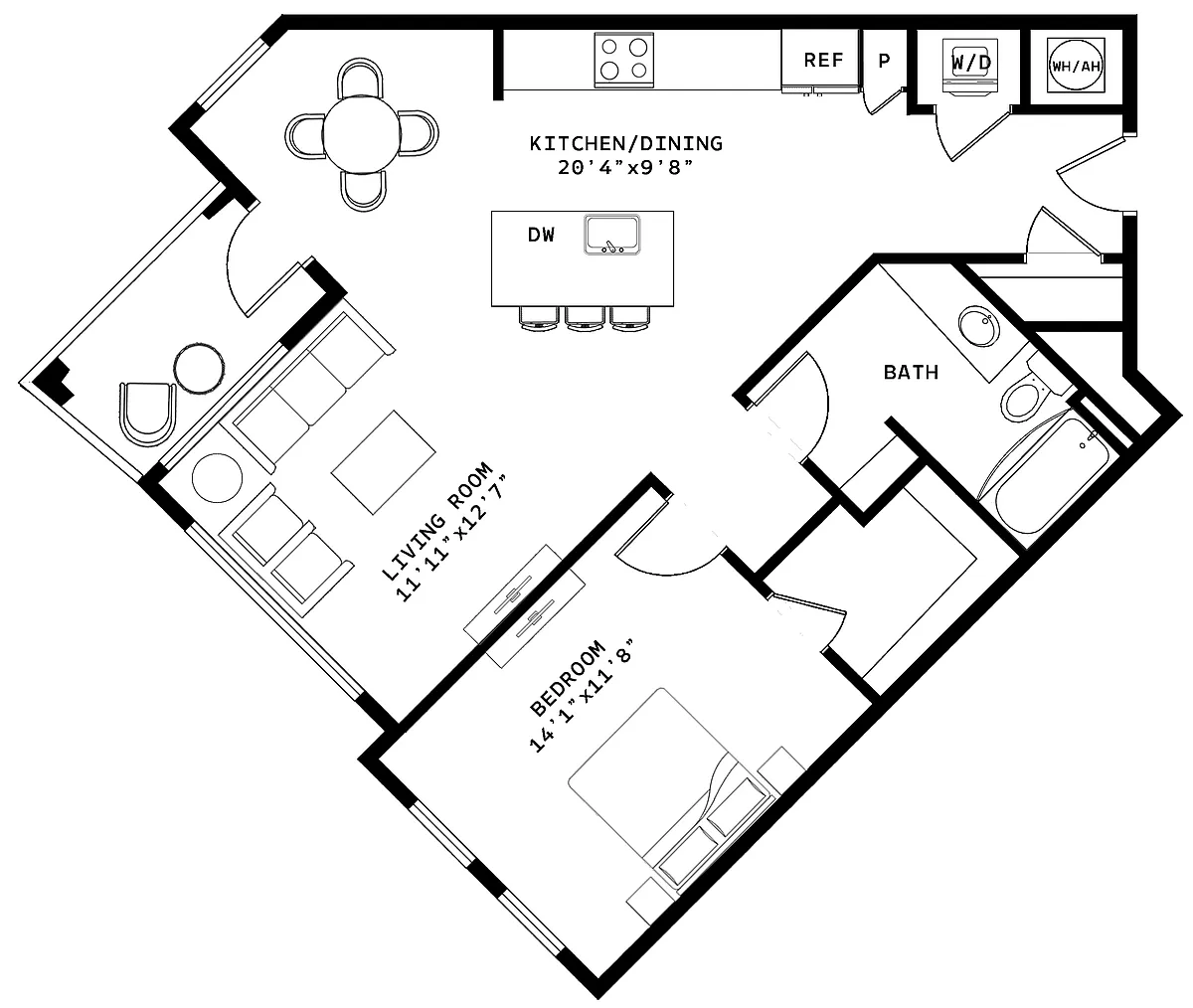 Floor plan Holloway