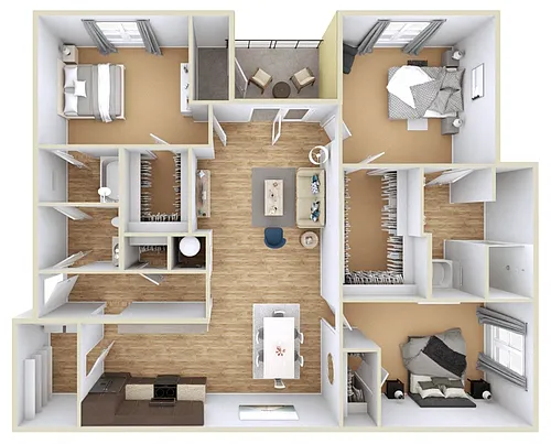 Floor plan 3 Bedroom