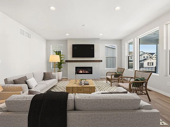 Homesite 153 Great Room - Virtually Staged