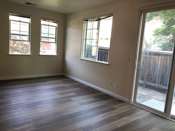 New floor at living room.