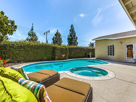 Sparkling pool and spa