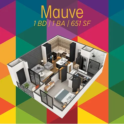 Floor plan Mauve