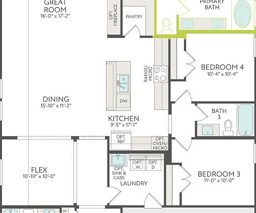 2223 Oak Branch Trail Floorplan