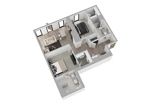 Floor plan 2B02