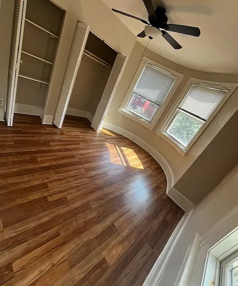 1st bedroom as you enter the apartment