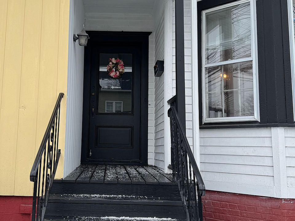 Front door entry to the second floor only