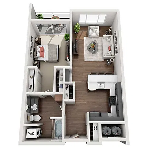 Floor plan A1K