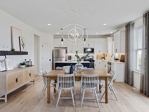Dining Room, Open to the Kitchen and Adjacent to Gathering Room