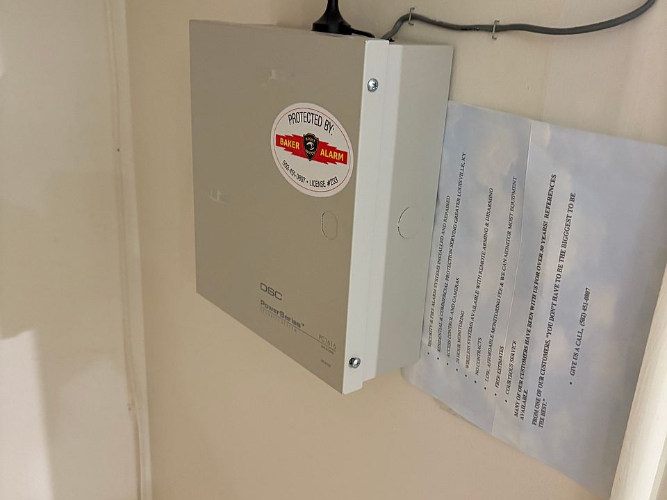 IN UNIT ALARM SYSTEM