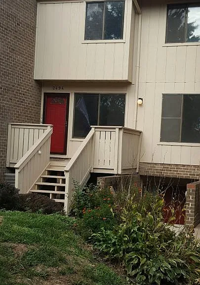 Condo entry - NOTE all windows are also being replaced