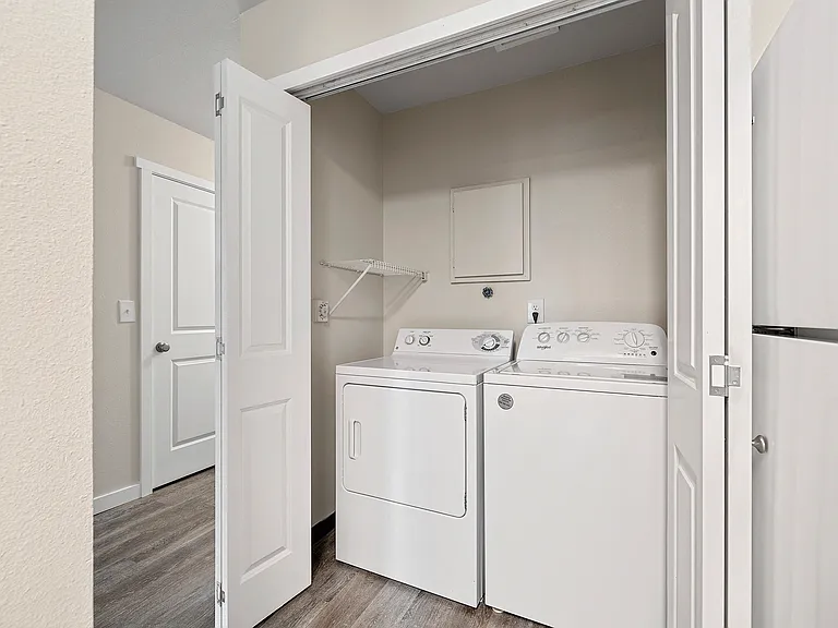 In-Unit Full Sized Washer and Dryer at The Regency Apartments