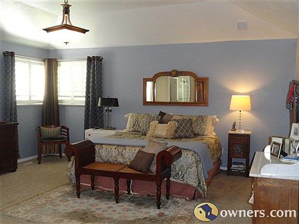 Spacious master bedroom