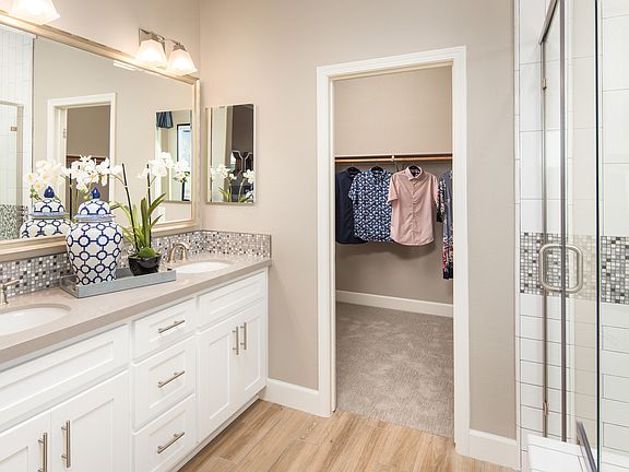 Owner s bath with walk-in closet
