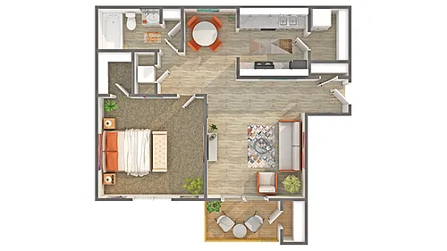 Floor plan Oak