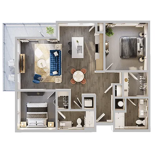 Floor plan B3