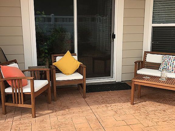 Private courtyard patio 