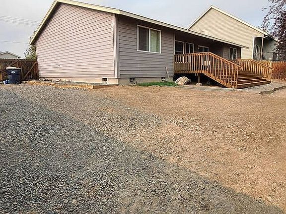 RV Parking and back yard.