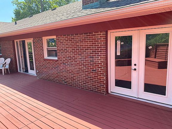 New French doors to deck