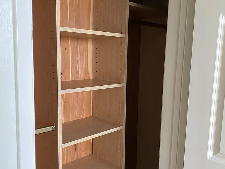 Organized Cedar Closet