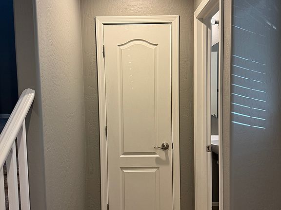 Downstairs closet
