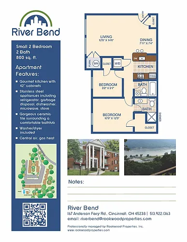 Floor plan RB-TM: 2B2B-800